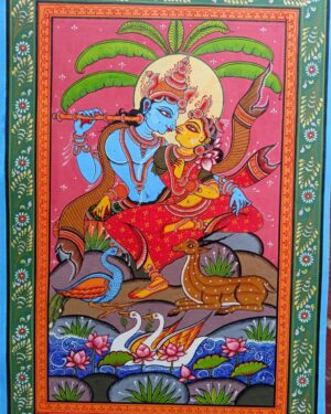 Radha Krishna - Pattachitra paintings - Susant Maharana - 28