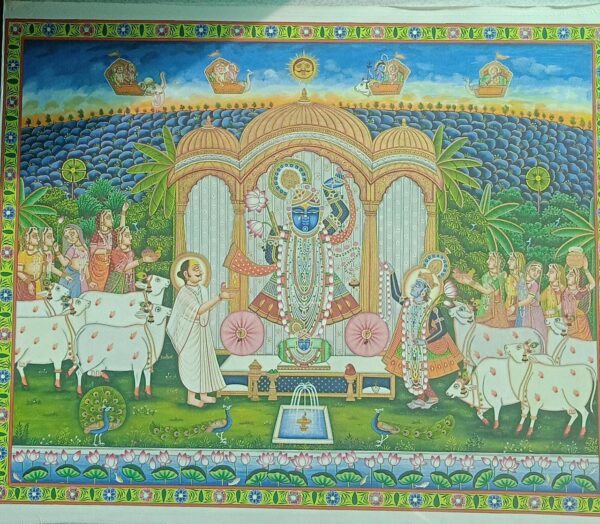 Srinath Ji - Pichwai painting - Daulatram - 25