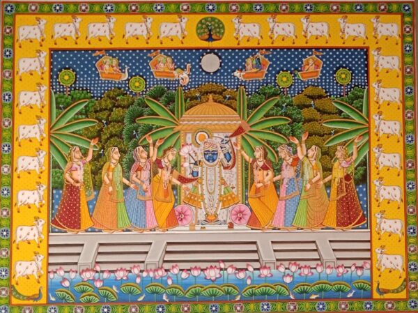 Srinath ji - Pichwai painting - Daulatram - 28