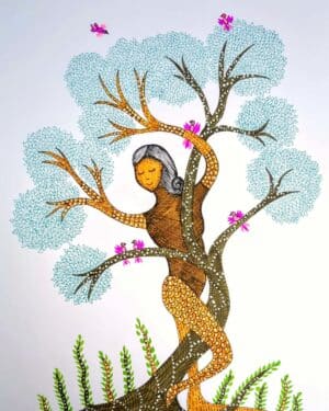 Serenity - Gond painting - Sindhu - 07