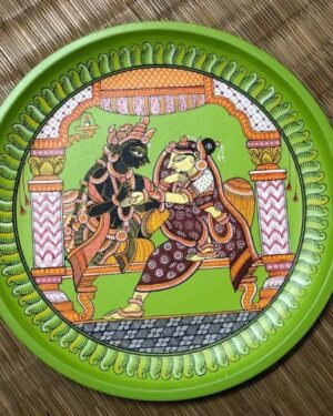 Radha Krishna - Pattachitra painting - Bibuthi Bhushan - 05