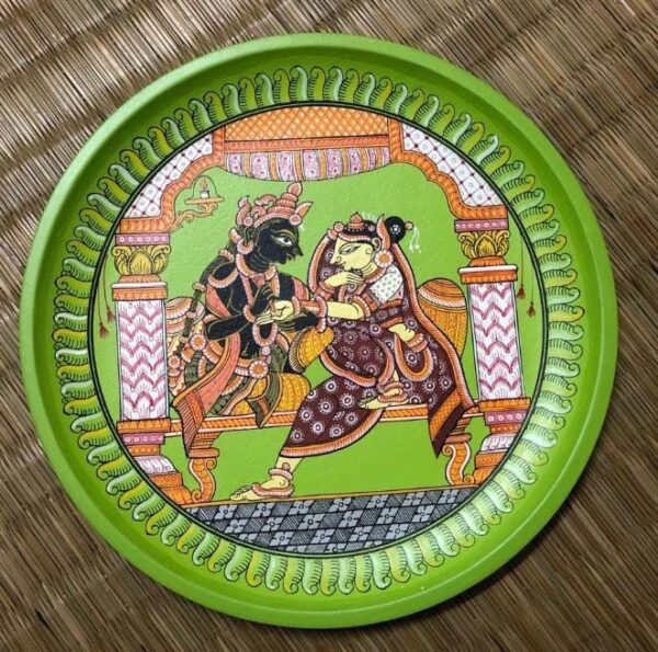 Radha Krishna - Pattachitra painting - Bibuthi Bhushan - 05