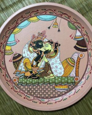 Radha Krishna - Pattachitra painting - Bibuthi Bhushan - 08