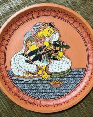 Yashoda Krishna - Pattachitra painting - Bibuthi Bhushan - 09