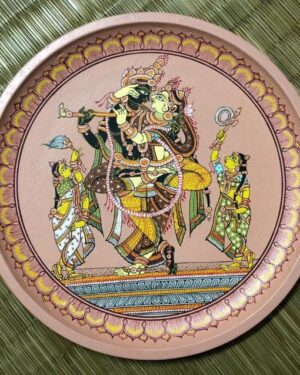 Radha Krishna - Pattachitra painting - Bibuthi Bhushan - 10