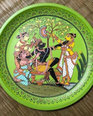 Radha Krishna - Pattachitra painting - Bibuthi Bhushan - 11