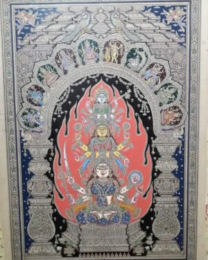 yagya maata - Pattachitra painting - Manas Kumar - 16