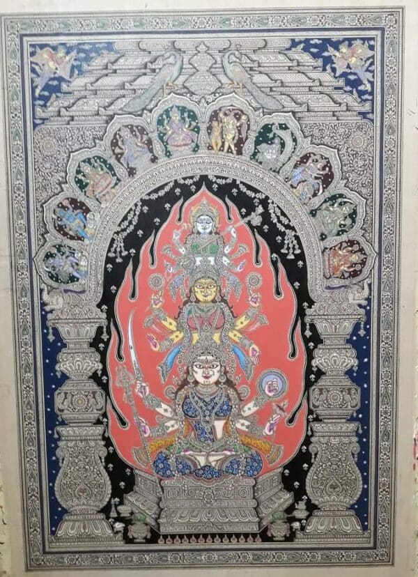 yagya maata - Pattachitra painting - Manas Kumar - 16