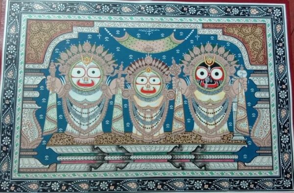 Suna Besh Jagannath Ji - Pattachitra painting - Manas Kumar - 22