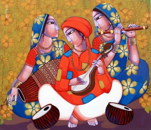 Tunes of Bengal - Indian Art - Shekar Roy - 13