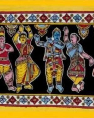 Krishna Leela - Kalamkari Painting - Vivardhibi - 11