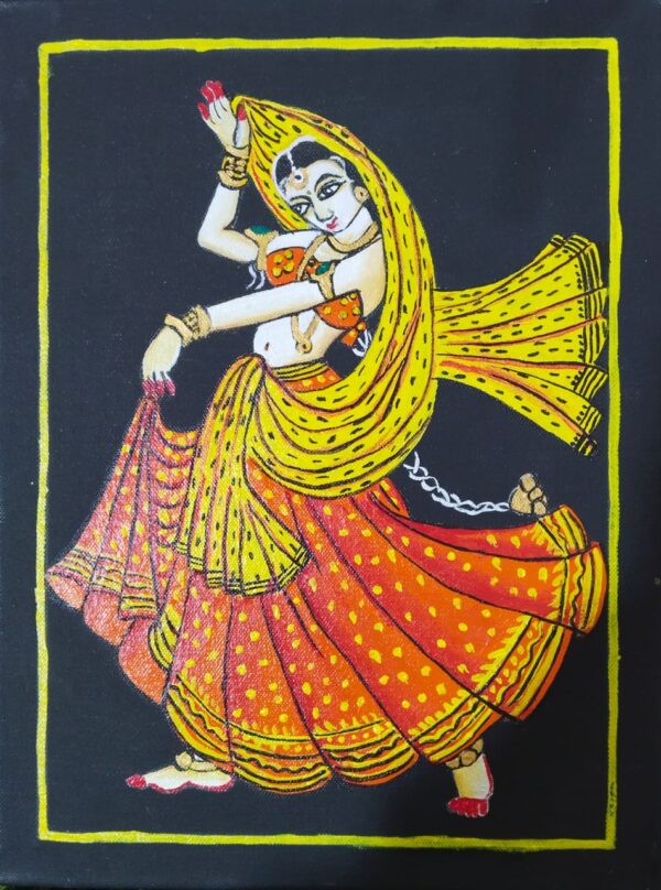 Dancing Girl - Nirmal painting - Suriyakumari - 02