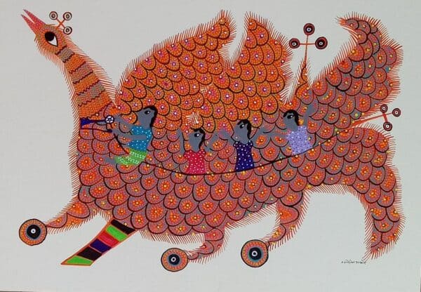 Bheel Pithora Painting - Gloriya - 15