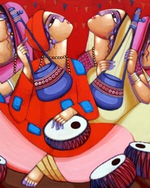 Tunes of Bengal - ndian Art - Shekar Roy - 14