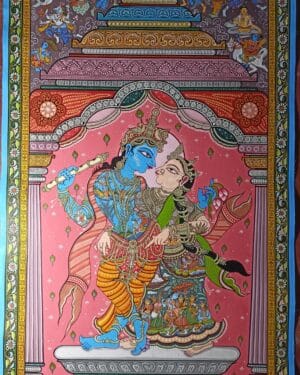 Radha Krishna - Pattachitra paintings - Susant Maharana - 37