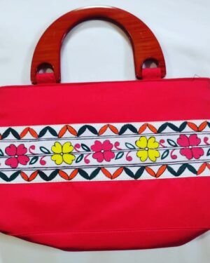 Handle bag - Madhubani painting - 03