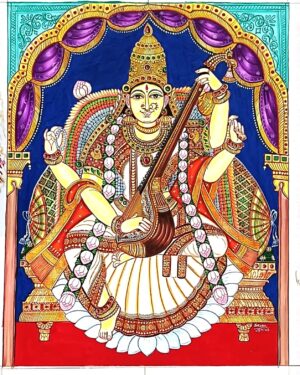 Goddess Saraswati - Indian Art - Deepa Kannan - 04