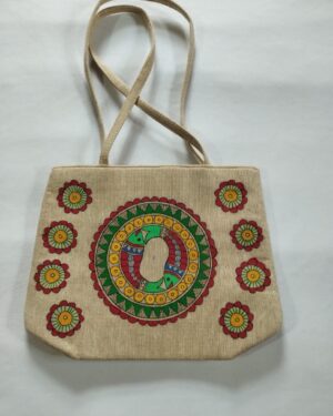 Jhola Bag - Madhubani painting - 02