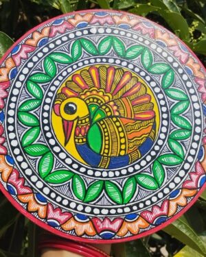 Peacock - Madhubani painting - Shikha Jha - 07