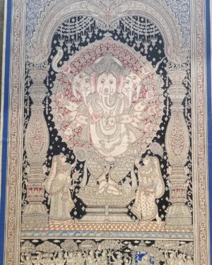 Panchamukhi Ganesha - Pattachitra painting - Manas Kumar - 25