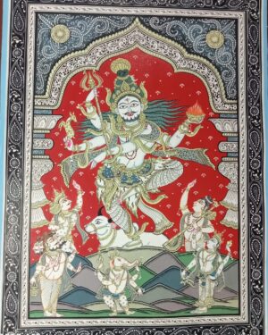 Nataraj - Pattachitra painting - Manas Kumar - 30