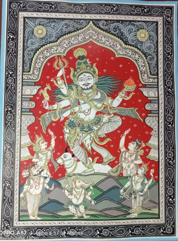 Nataraj - Pattachitra painting - Manas Kumar - 30