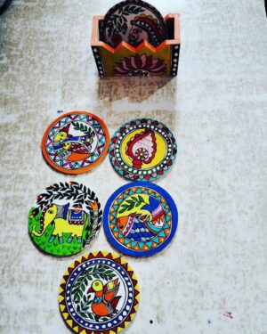 Tea Coasters - Madhubani - 01