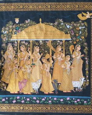 Gopis - Pichwai Painting - Kiran Kumar - 11