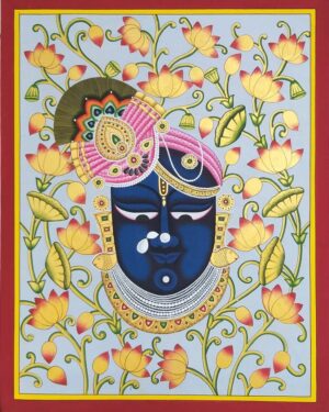 Shrinathji mukhaar - Pichwai Painting - Kiran Kumar - 12