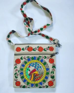 Sling Bag - Madhubani painting - 06 A