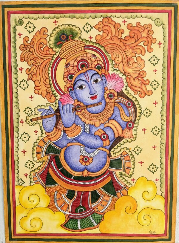 Shree Krishna - Kerala Mural - Sindhu - 06