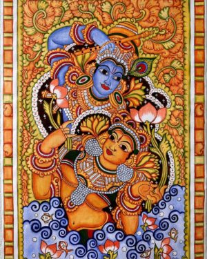 Radha Krishna - Kerala Mural - Sindhu - 07