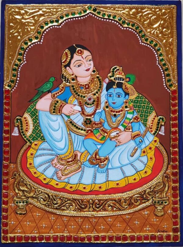 Tanjore painting - Sindhu - 01