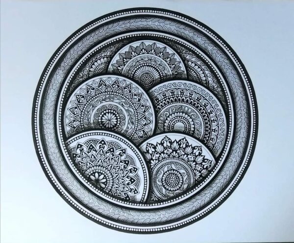 3D Mandala - Mandala Art (42 cms x 29.7cms)