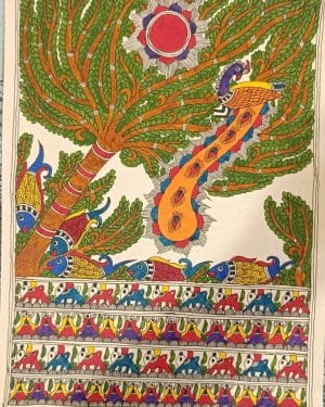 Madhubani painting - Avdhesh Kumar - 12