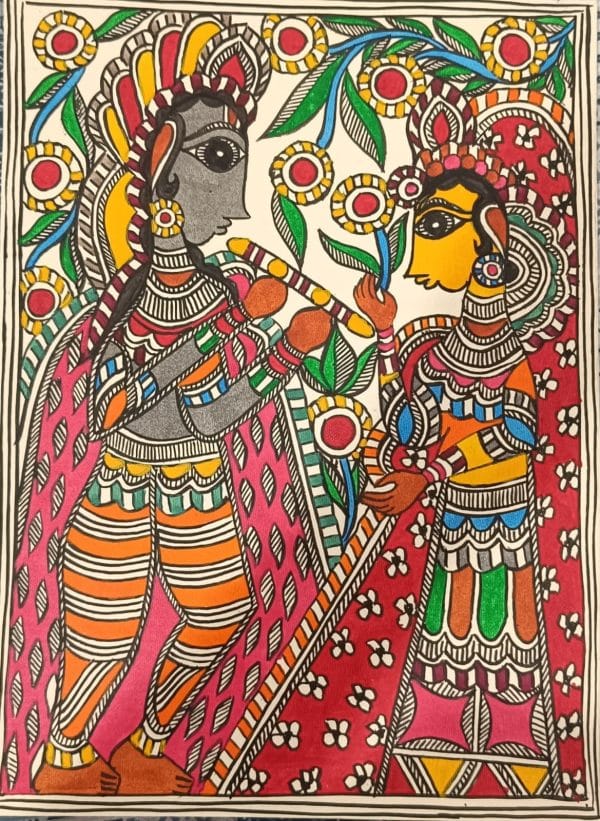 Madhubani painting - Avdhesh Kumar - 13