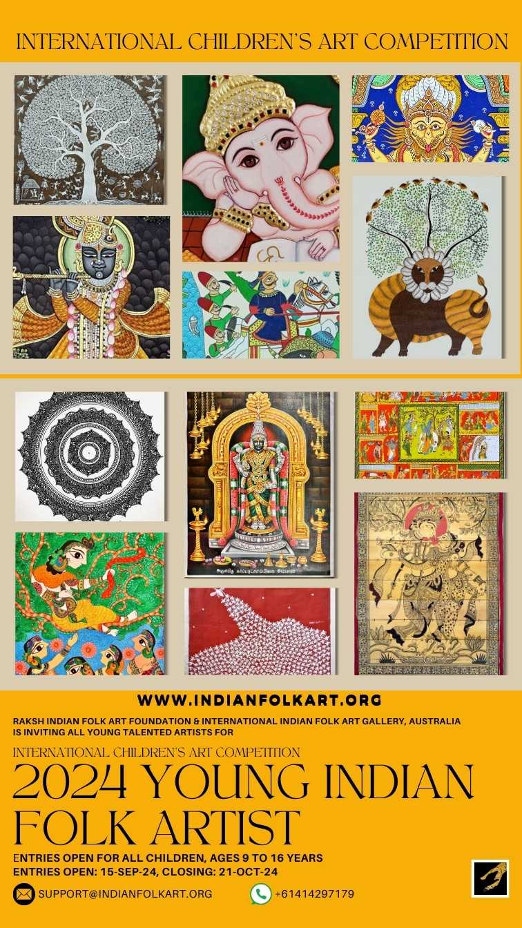 2024 International Children's Art Competition - International Indian Folk Art Competition