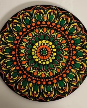 Intricate dot design - Dot Mandala - 07 - Kavita