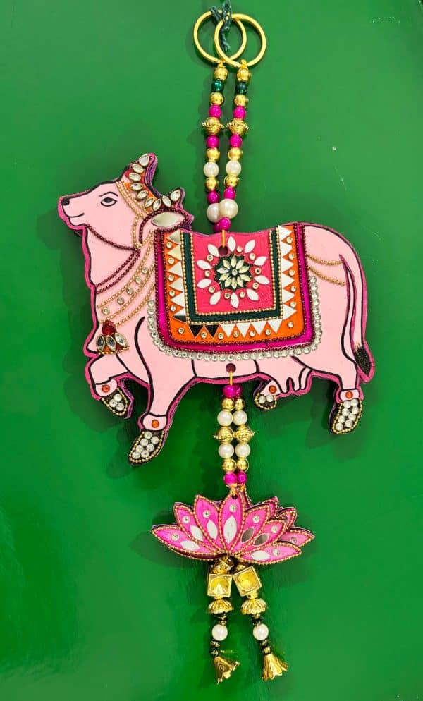 Pichwai cow hanging pair