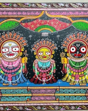 Sunabesa Dasa Avtar - Pattachitra painting - Biswajit - 04