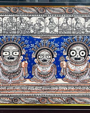 Dasa Avtar Black Line - Pattachitra painting - Biswajit - 05