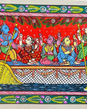 Nabakeli - Pattachitra painting - Biswajit - 10