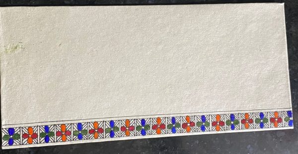 Envelope for Any occasion #12 - Madhubani Painting (7.5” x 3.5”) [Set of 5]