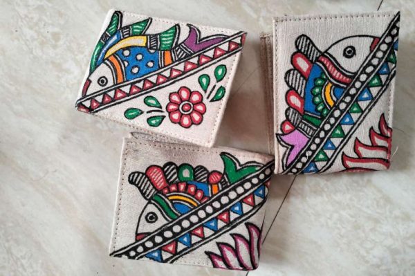 Wallet - Madhubani Painting